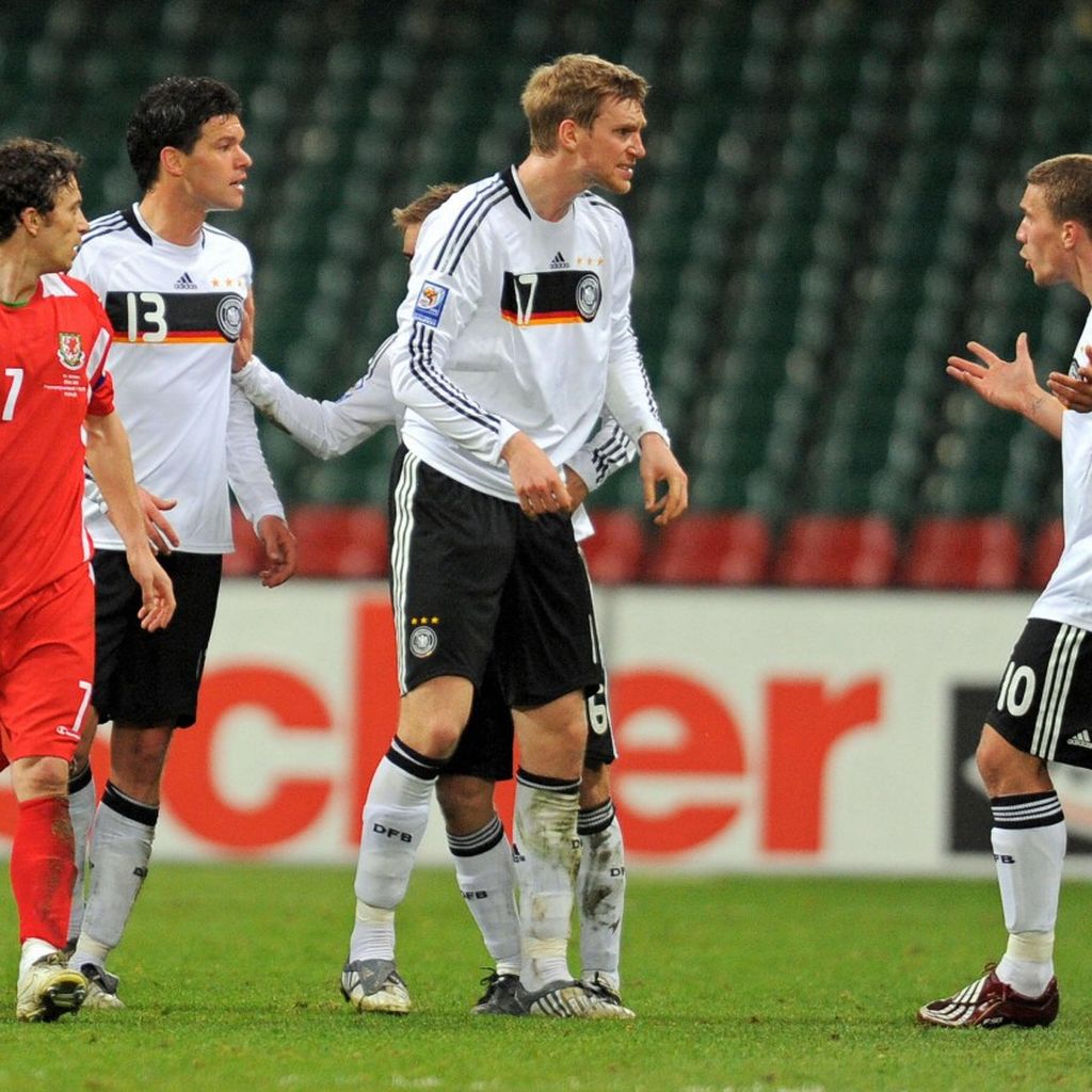 Lukas Podolski und Michael Ballack