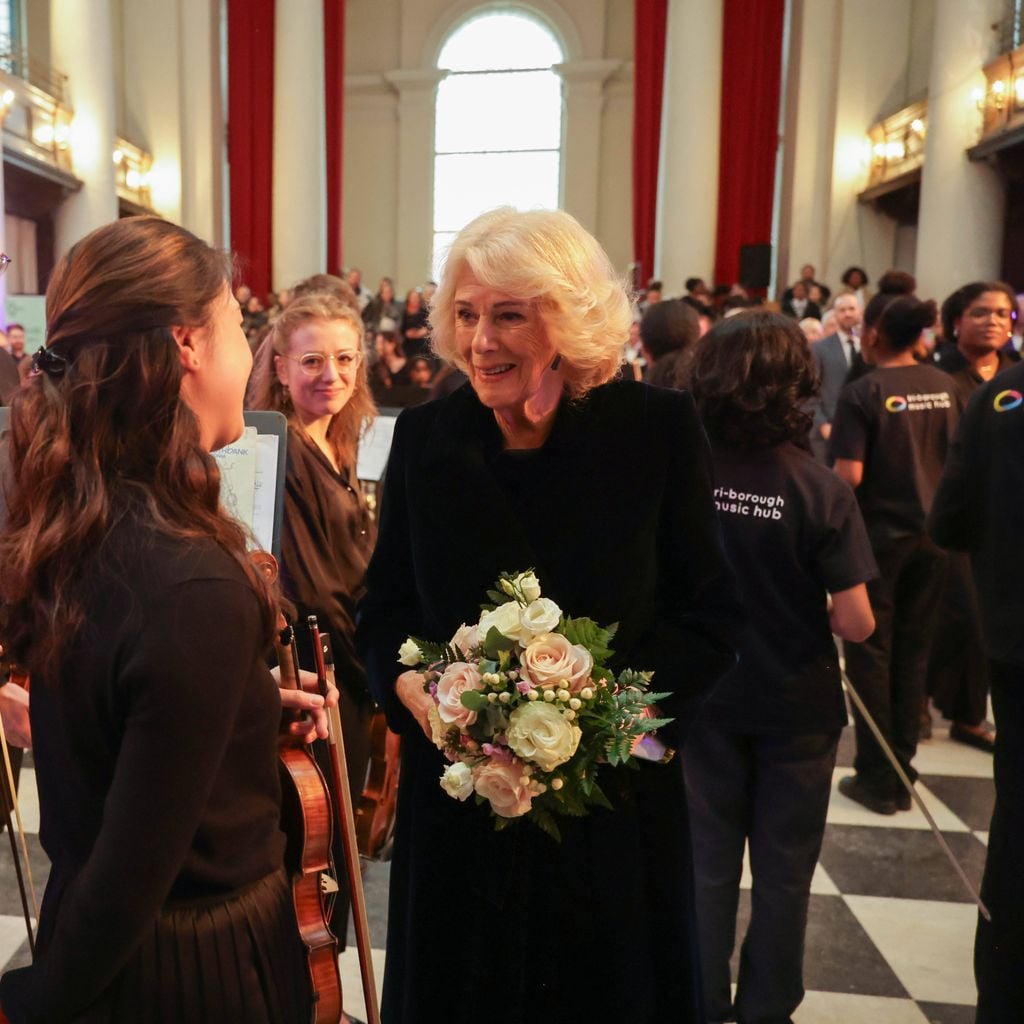 Königin Camilla in der Sinfonia Smith Square Hall