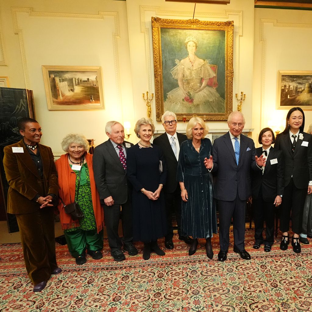 Adjoah Andoh beim Empfang von König Charles III. und Königin Camilla, März 2025