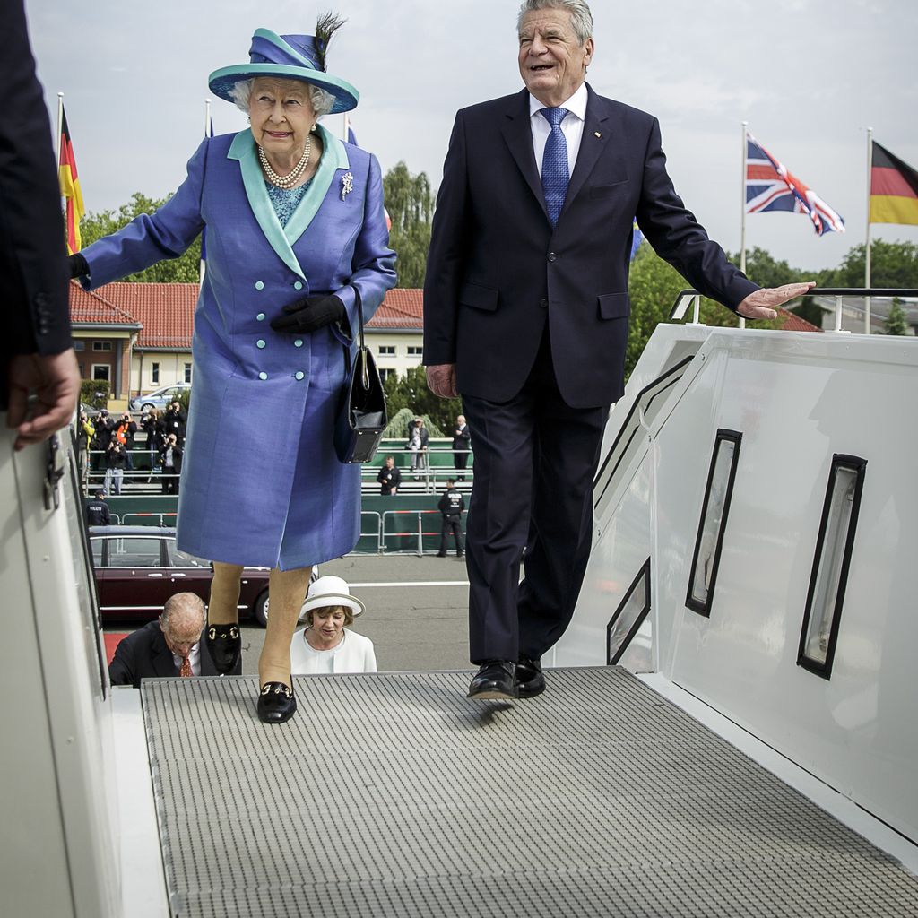 Queen Elizabeth II. und Joachim Gauck