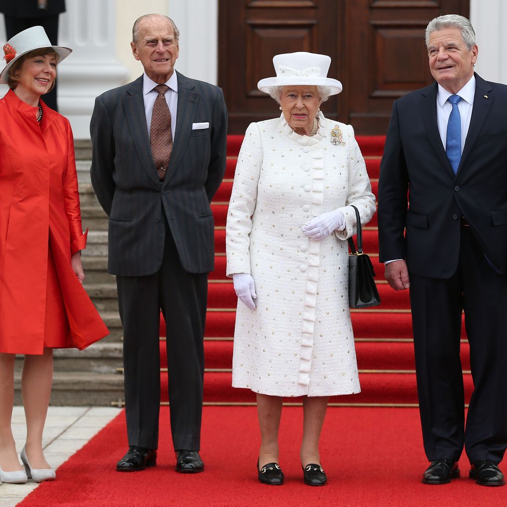 Queen Elizabeth II., Prinz Philip und Joachim Gauck