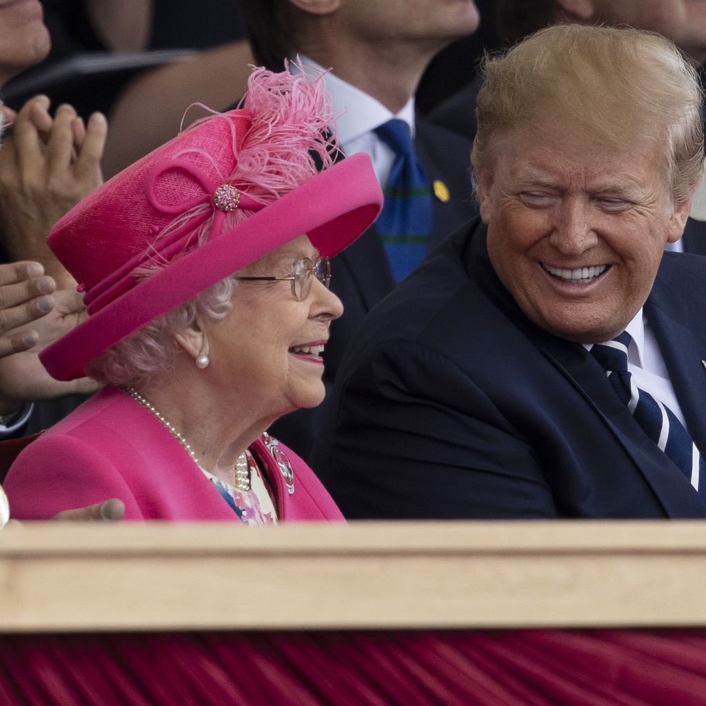 Queen Elizabeth II. und Donald Trump, 2019