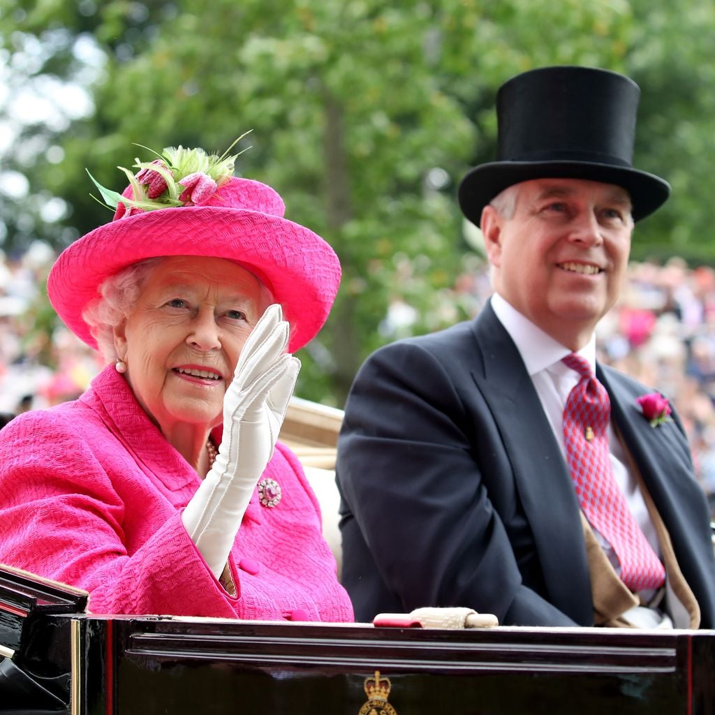 Queen Elizabeth II und Prinz Andrew beim Royal Ascot 2017 in Ascot
