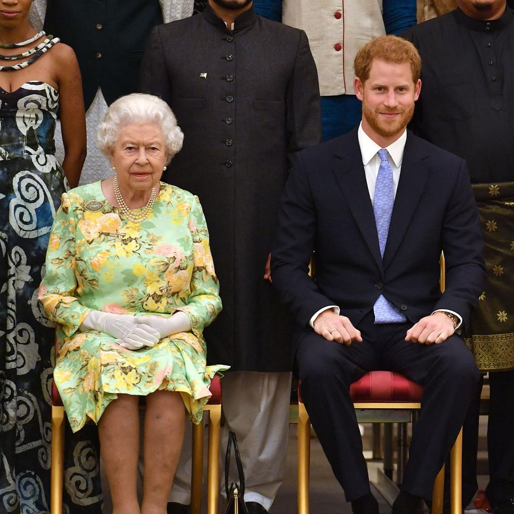 Queen Elizabeth und Prinz Harry, 2018