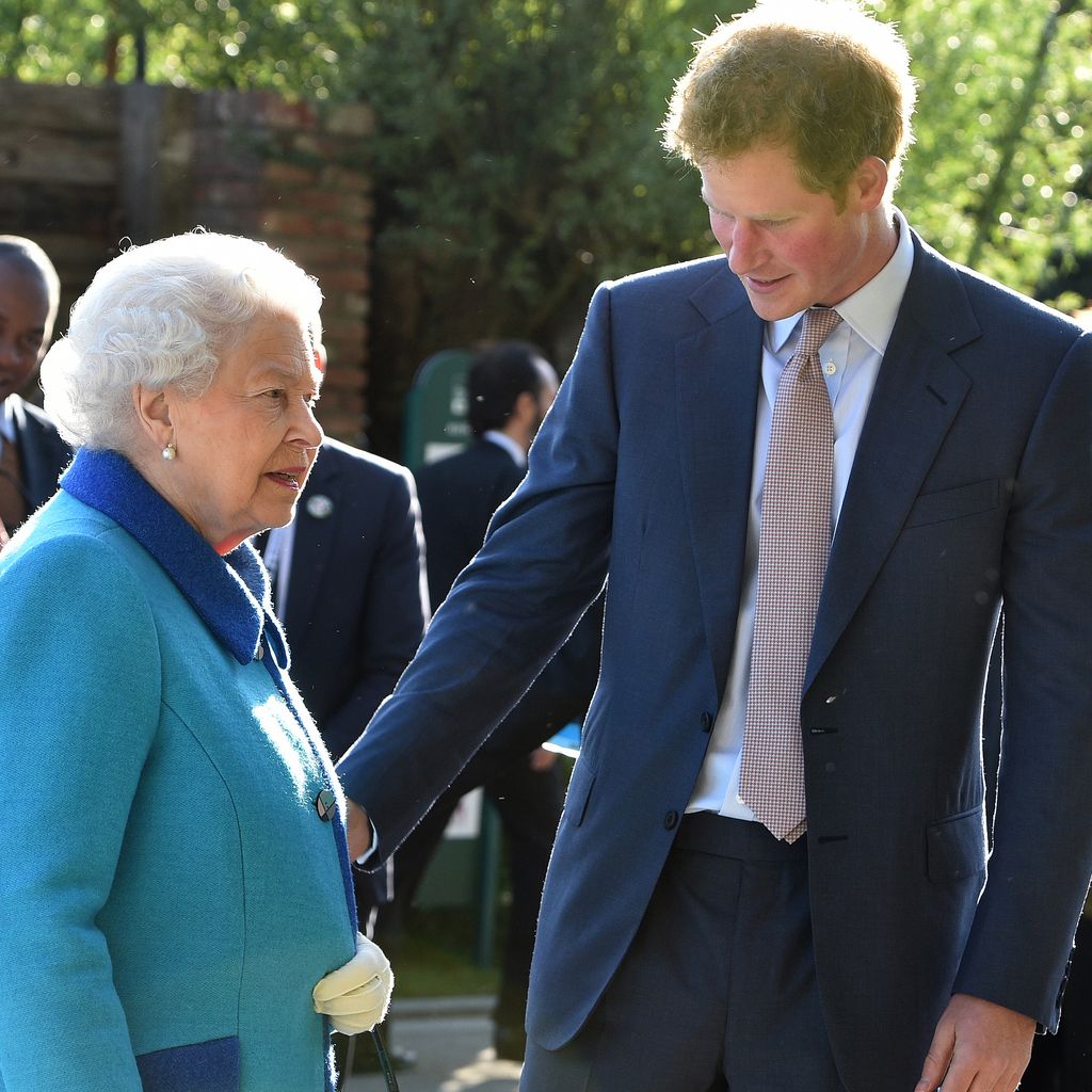 Queen Elizabeth und Prinz Harry