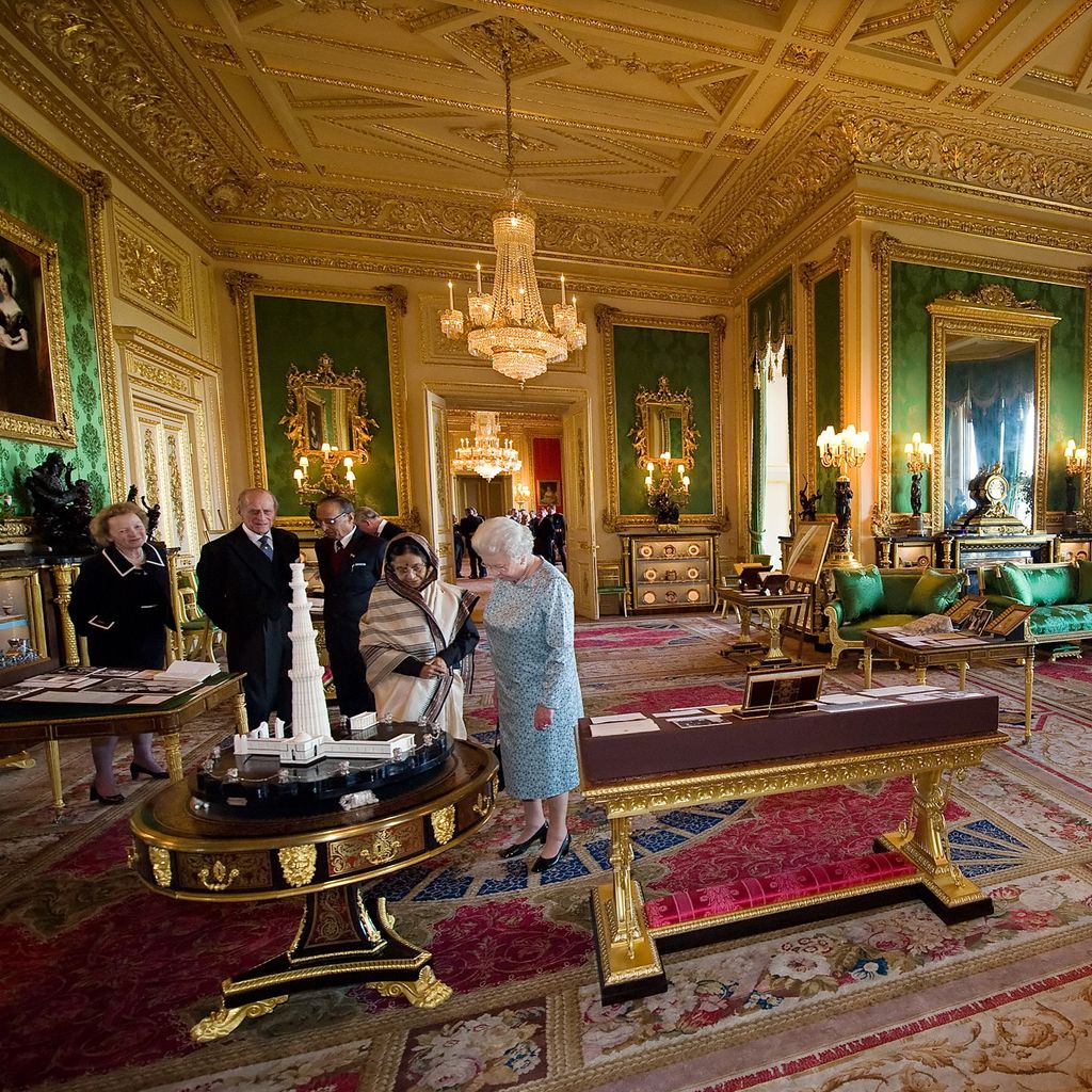 Queen Elizabeth II. und Prinz Philip in Windsor Castle im Oktober 2009