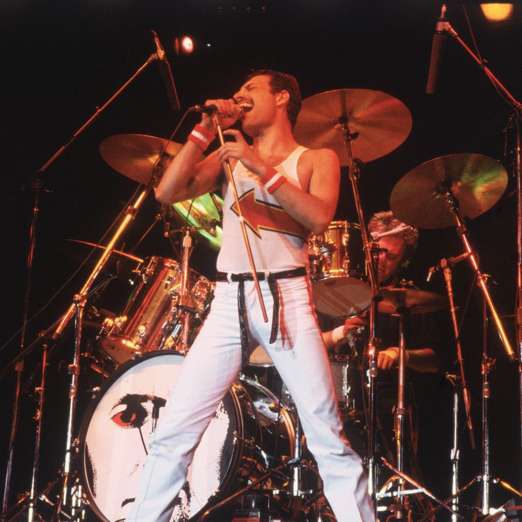 Queen-Frontmann Freddie Mercury 1982