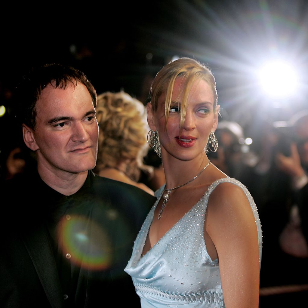 Quentin Tarantino und Uma Thurman im Mai 2004