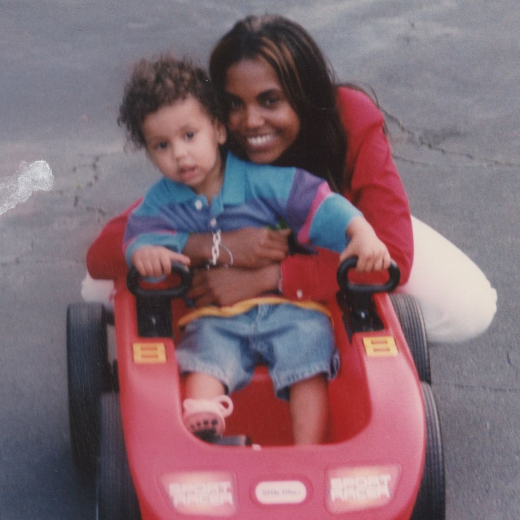 Quincy Brown und seine Mama Kim Porter