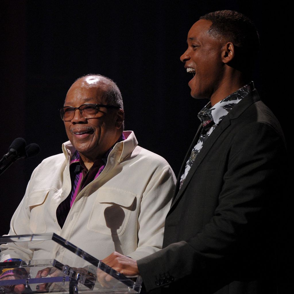 Produzent Quincy Jones und Filmstar Will Smith, 2017