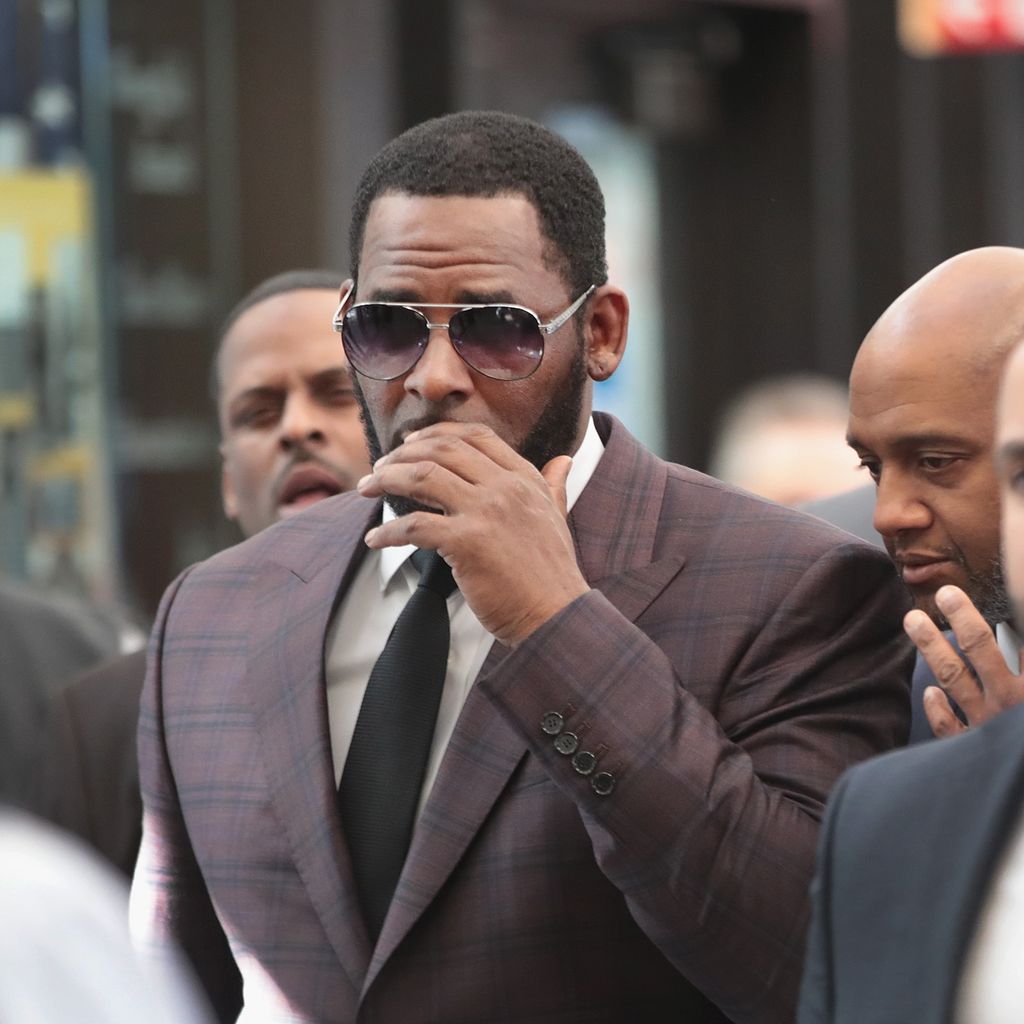 R. Kelly während seines Gerichtsverfahrens, 2019