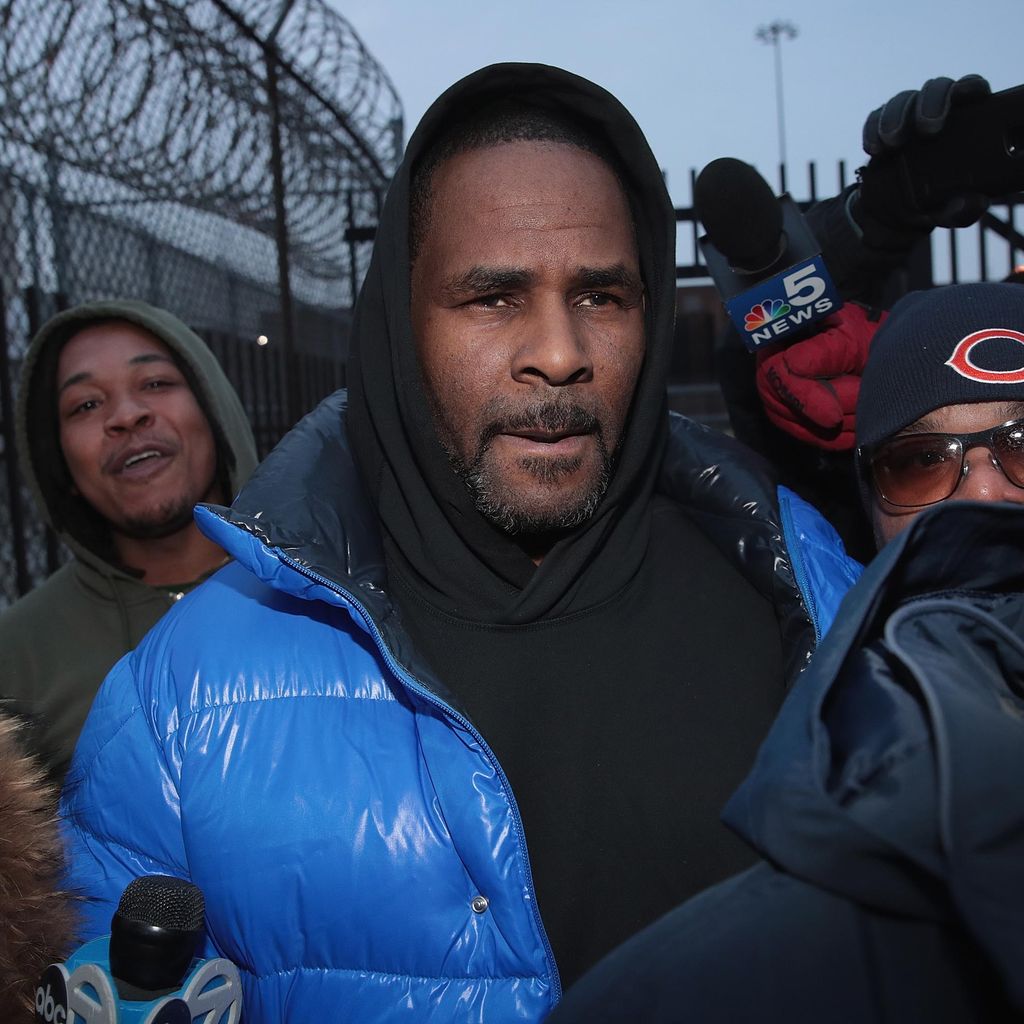 R. Kelly vor dem Cook-County-Gefängnis in Chicago, 2019