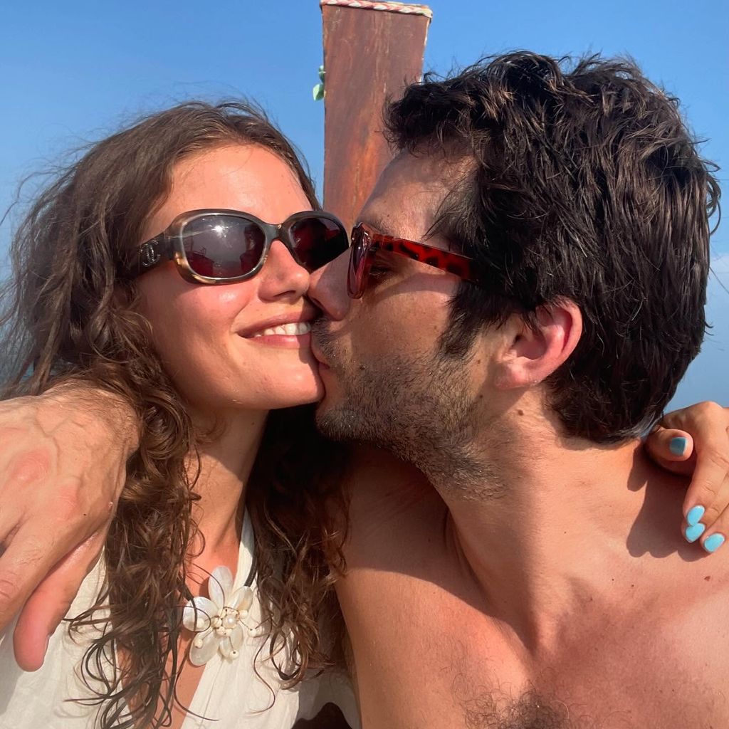 Rachael Lange und Dylan O'Brien, April 2025