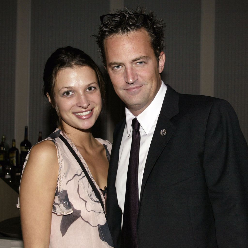 Rachel Dunn und Matthew Perry, November 2003