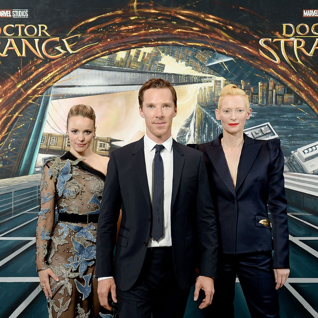 Rachel McAdams, Benedict Cumberbatch und Tilda Swinton, Darsteller aus "Doctor Strange"