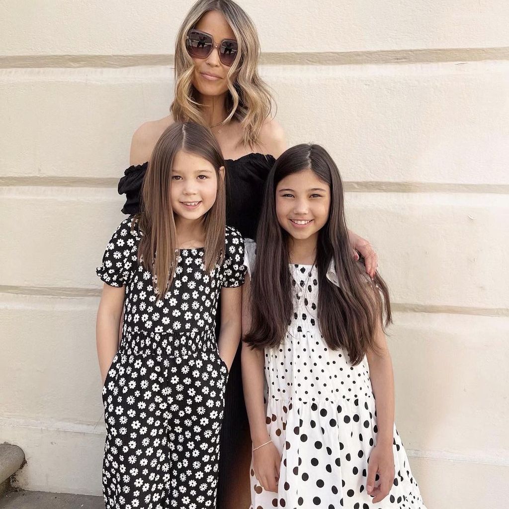 Rachel Stevens mit ihren Töchtern