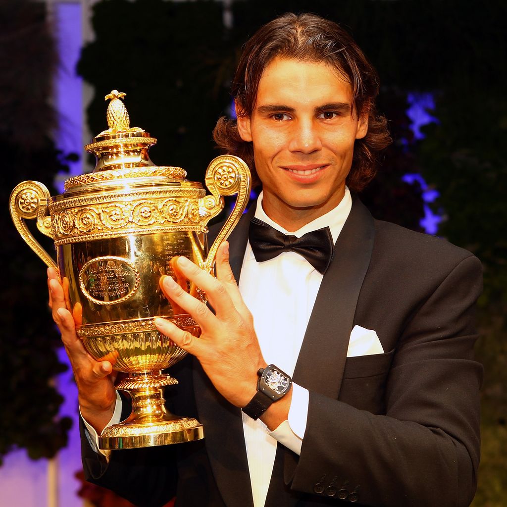 Rafael Nadal nach seinem Sieg in Wimbledon 2010