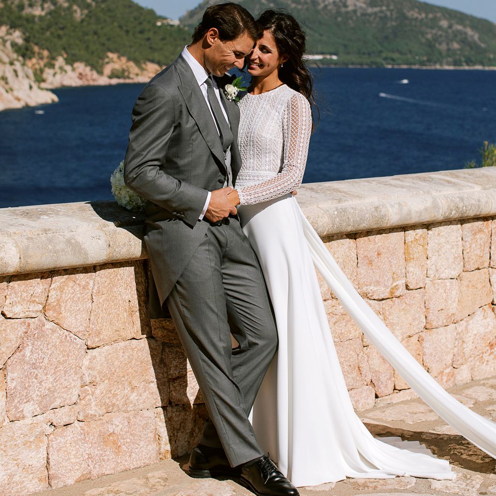 Rafael Nadal und María Francisca Perelló an ihrem Hochzeitstag im Oktober 2019
