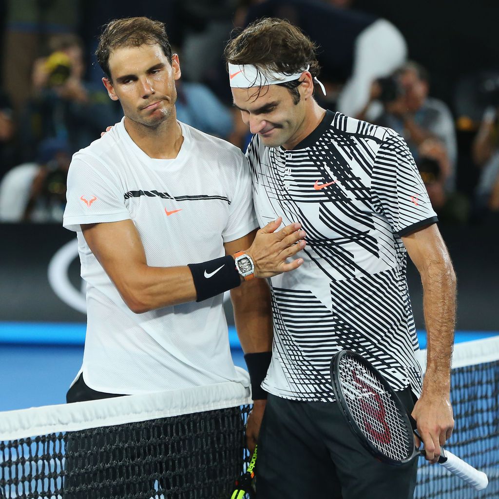 Rafael Nadal & Roger Federer bei den Australian Open 2017