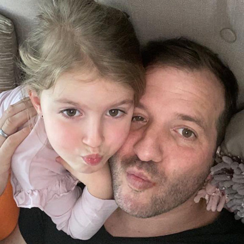 Rafael van der Vaart mit Töchterchen Jesslynn