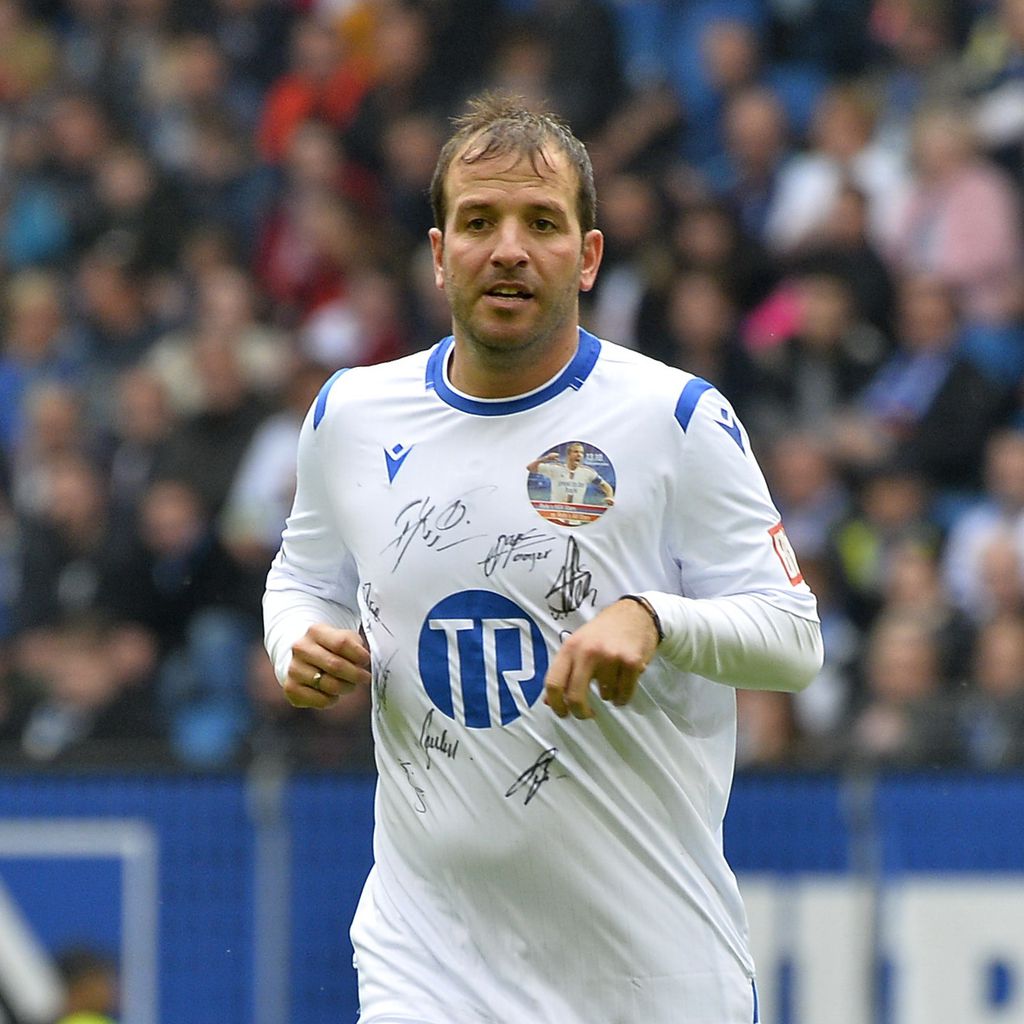 Rafael van der Vaart bei seinem Abschiedsspiel in Hamburg