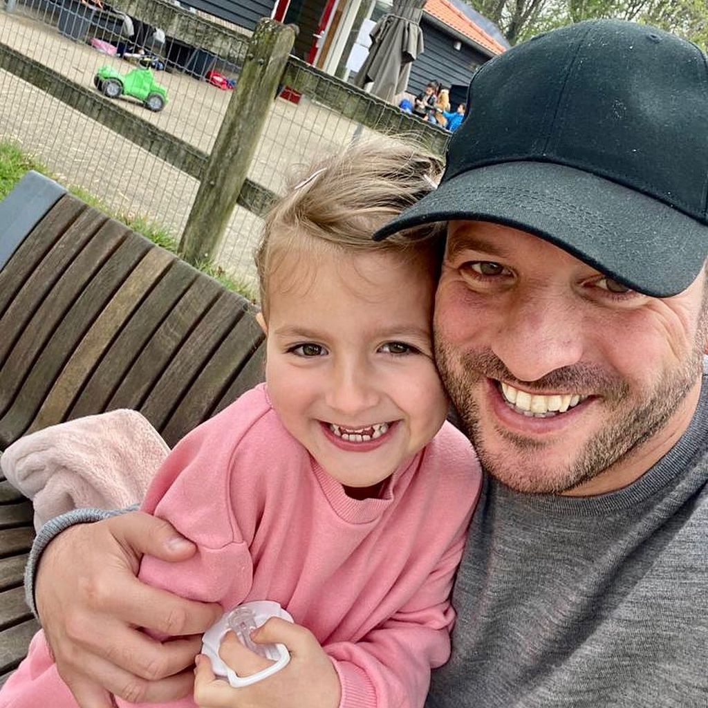 Rafael van der Vaart mit seiner Tochter Jesslynn