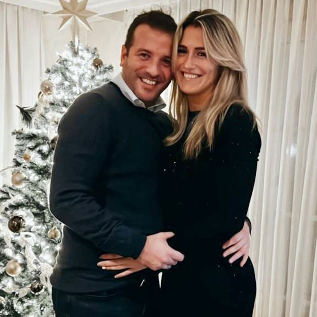 Rafael van der Vaart mit seiner Partnerin Estavana Polman