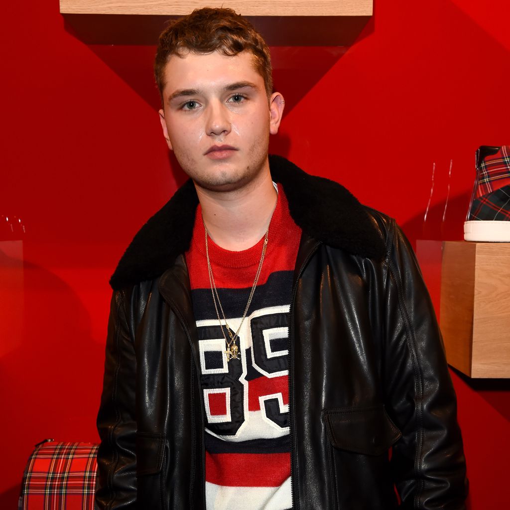 Rafferty Law als Model für Hilfiger in Florenz