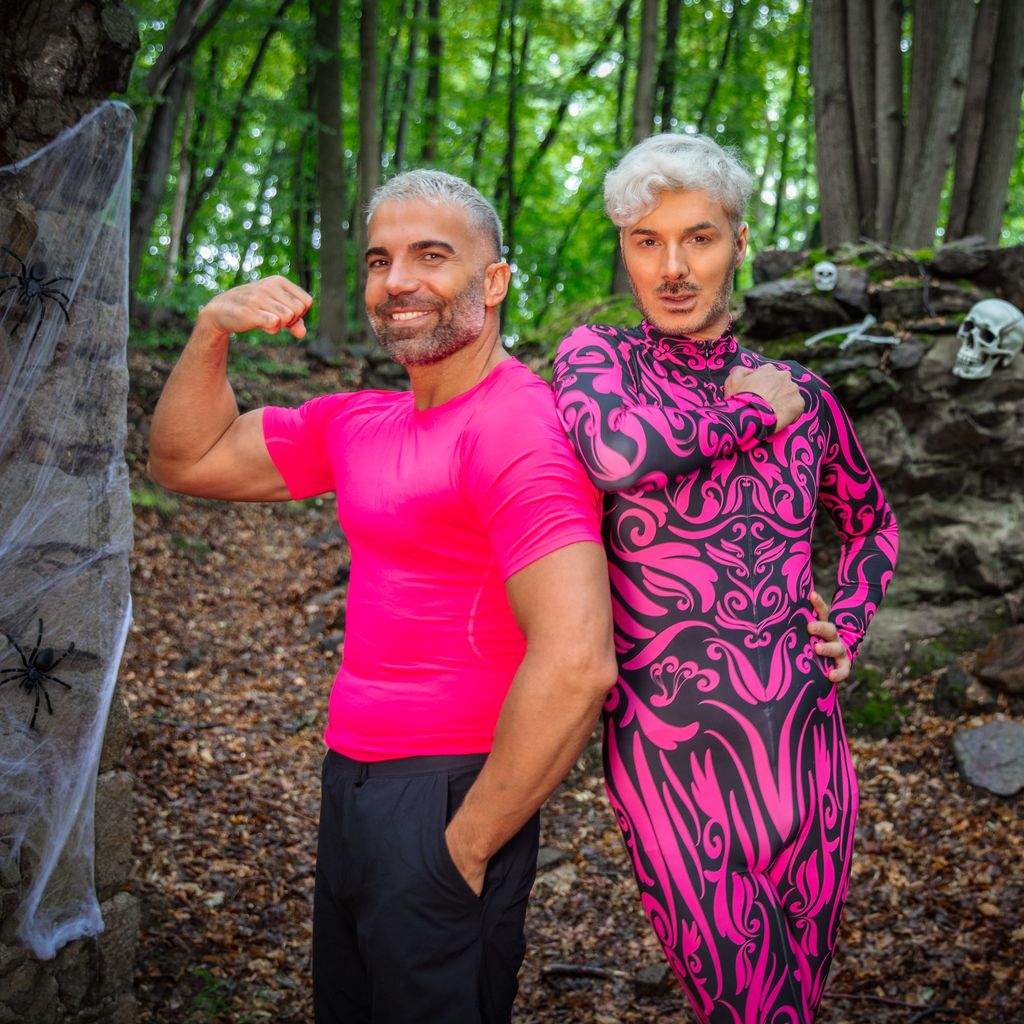 Rafi Rachek und Sam Dylan, "#CoupleChallenge Halloween Edition"-Kandidaten
