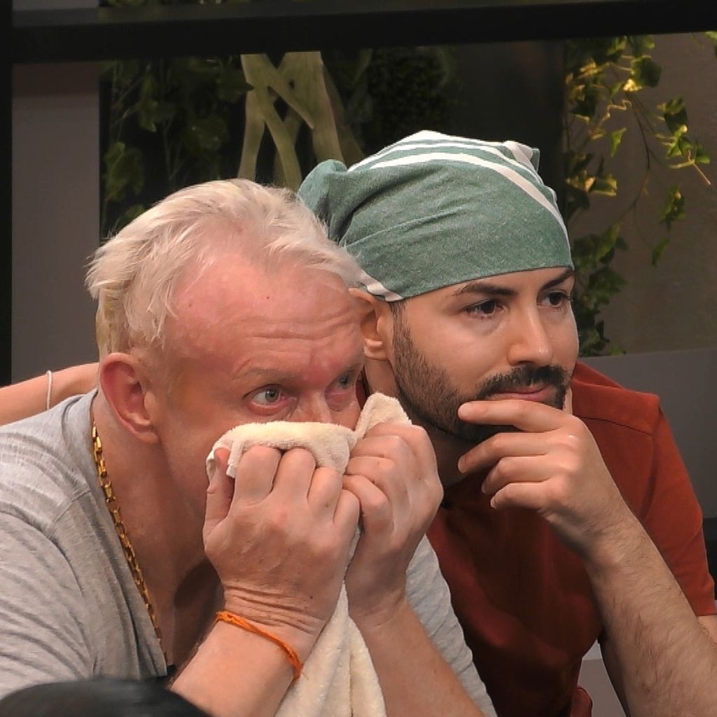 Rainer Gottwald und Menderes bei "Promi Big Brother"