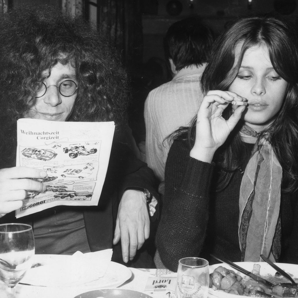 Rainer Langhans und Uschi Obermaier im Jahr 1969