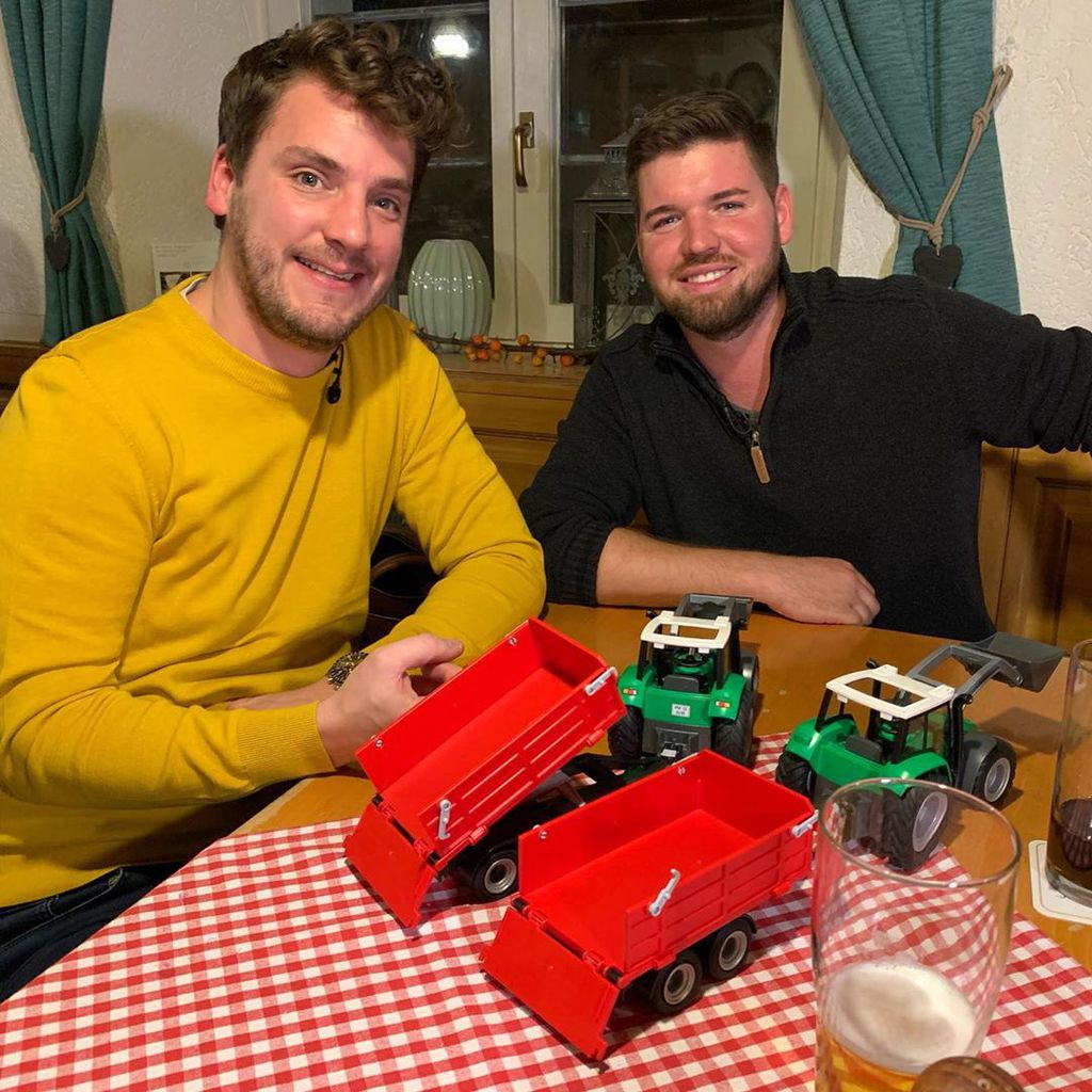 Ralf Herrmann und Bauer Michael