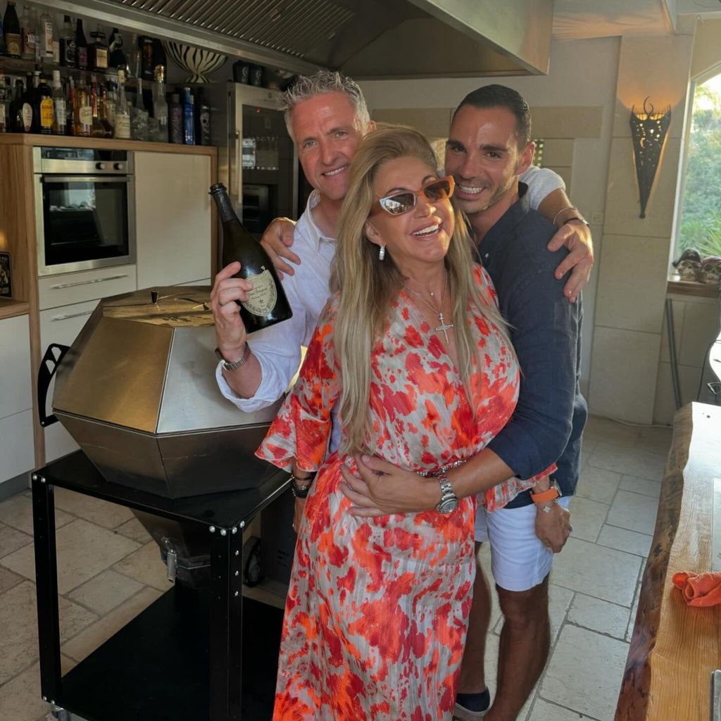 Ralf Schumacher mit Carmen Geiss und seinem Freund Étienne