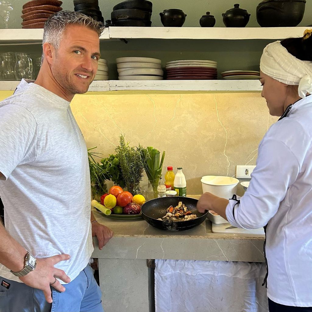 Ralf Schumacher und eine unbekannte Frau