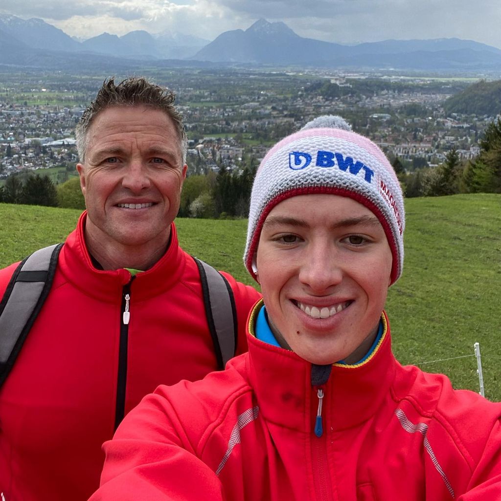 Ralf und David Schumacher in Salzburg, 2020