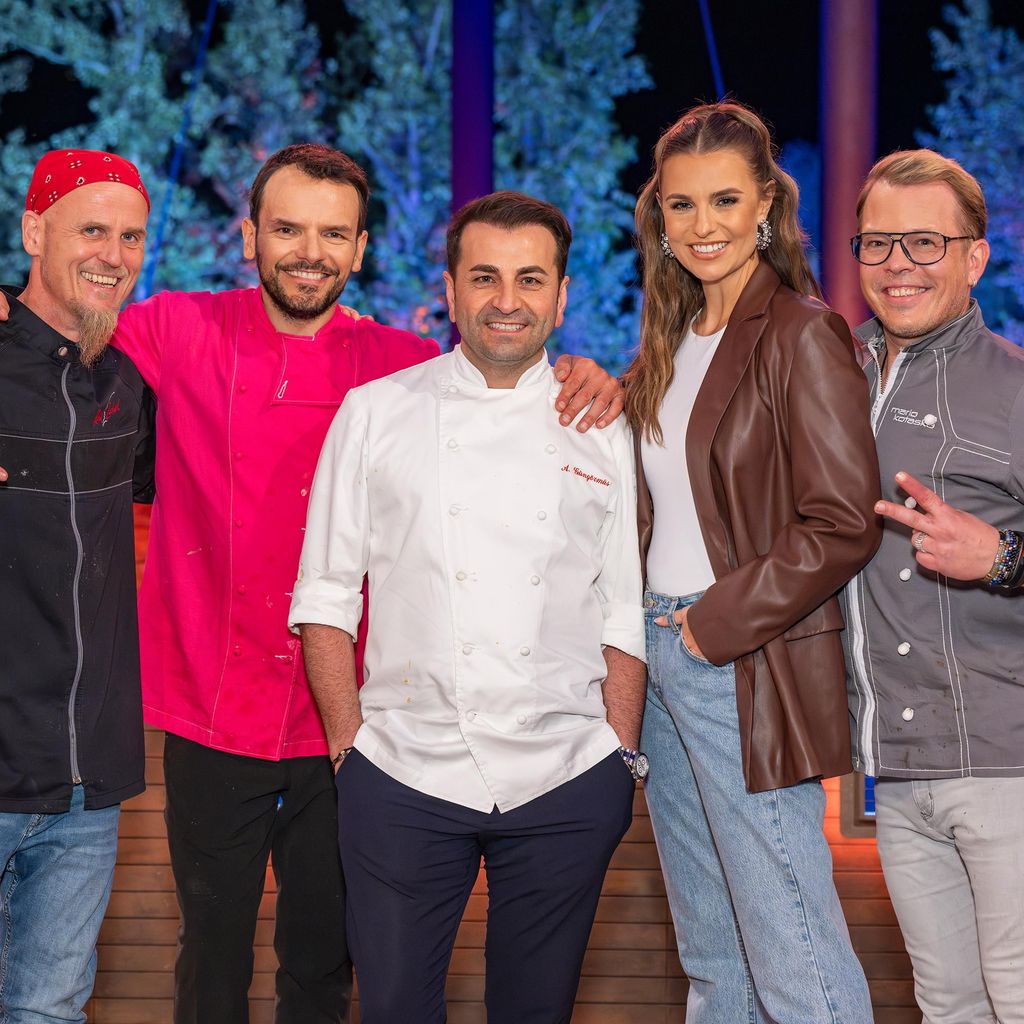 Ralf Zacherl, Steffen Henssler, Ali Güngörmüs, Laura Wontorra und Mario Kotaska