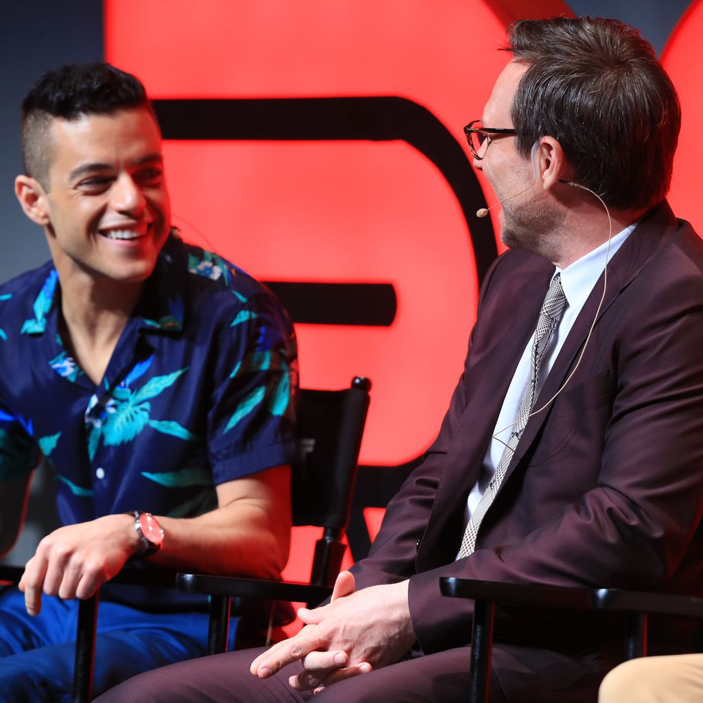 Rami Malek und Christian Slater im Juni 2016 in Los Angeles