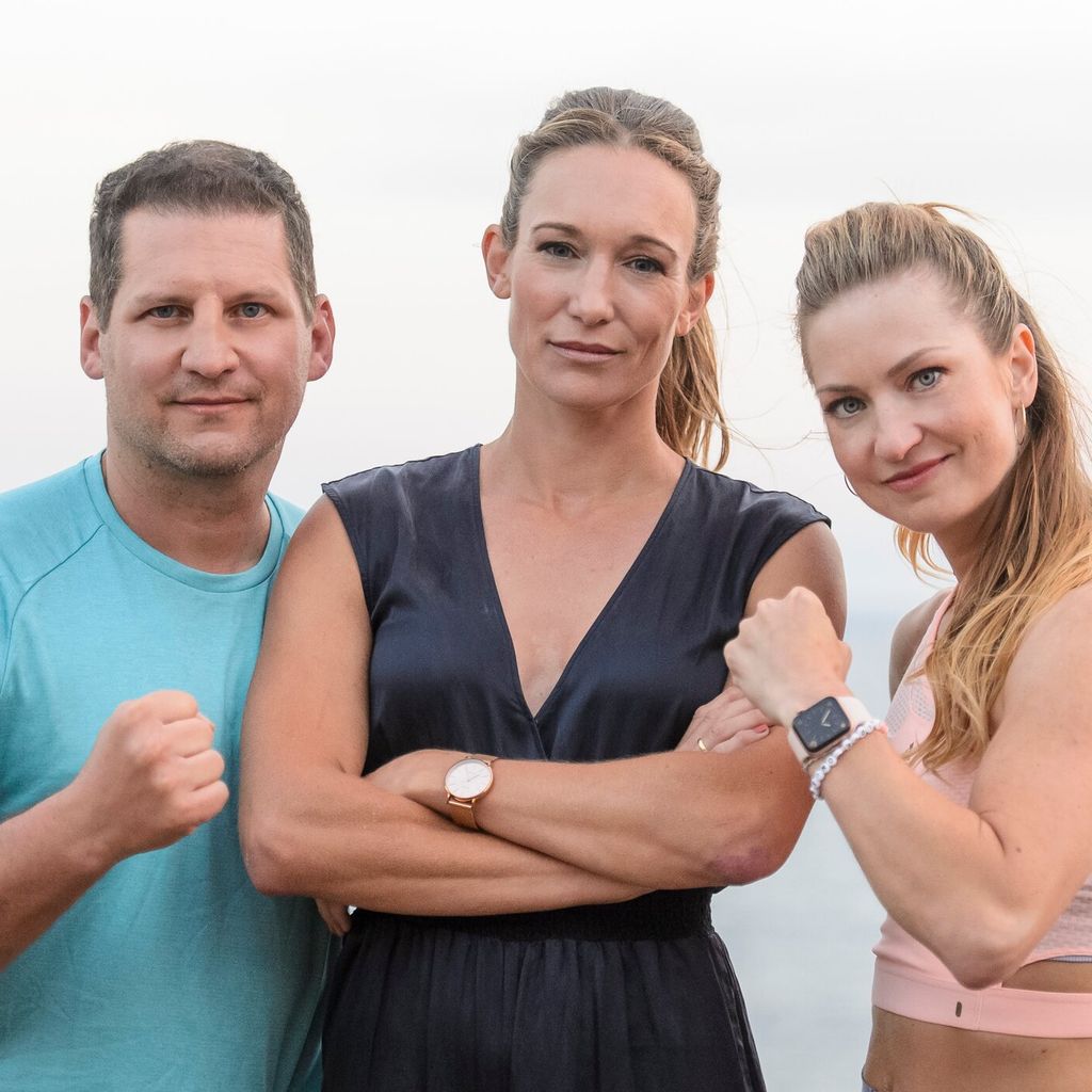 Ramin Abtin, Chistine Theiss und Sigrid Ilumaa, "Leben leicht gemacht"-Coaches