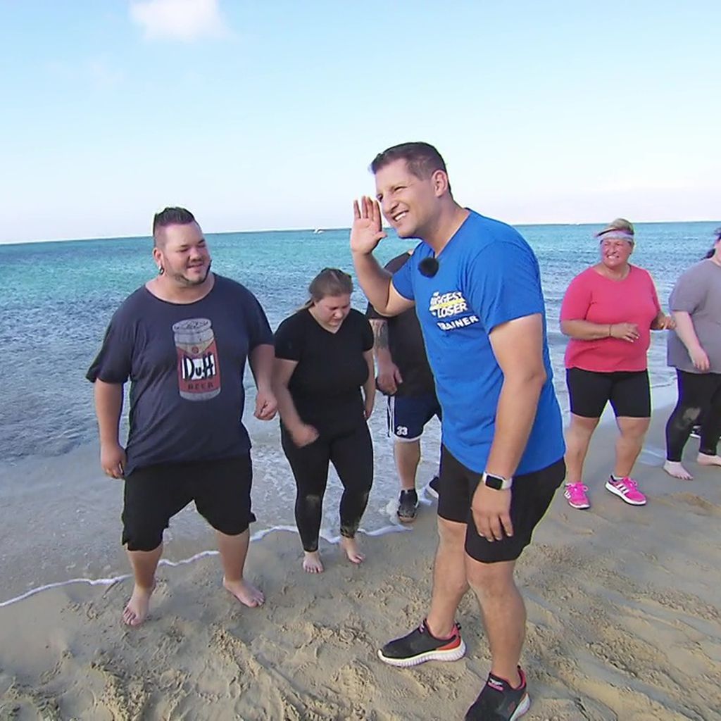 Ramin Abtin mit den "The Biggest Loser"-Kandidaten 2021