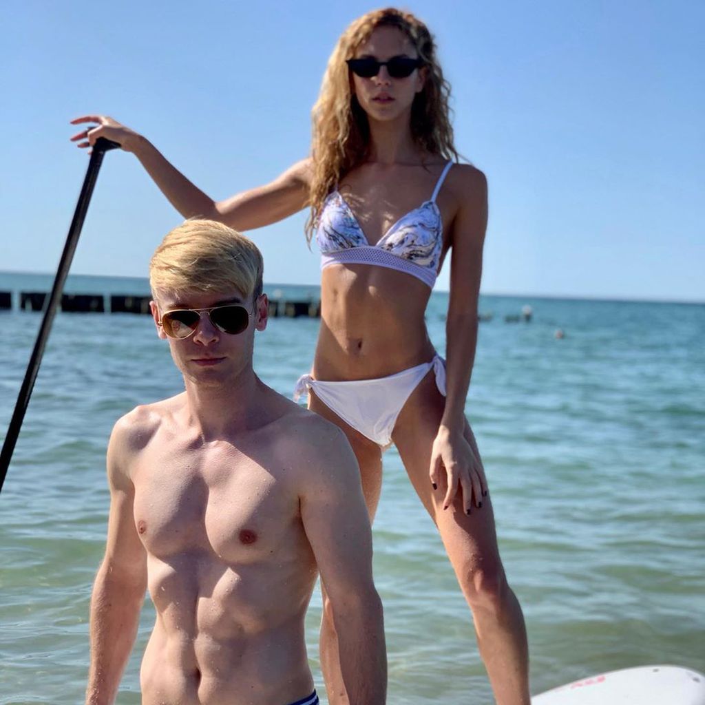 Ramon Wagner mit GNTM-Siegerin Simi