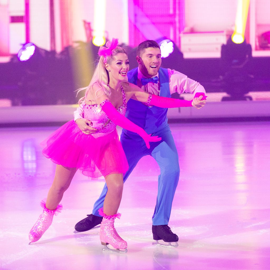 Ramona Elsener und Joey Heindle bei "Dancing on Ice" im November 2019