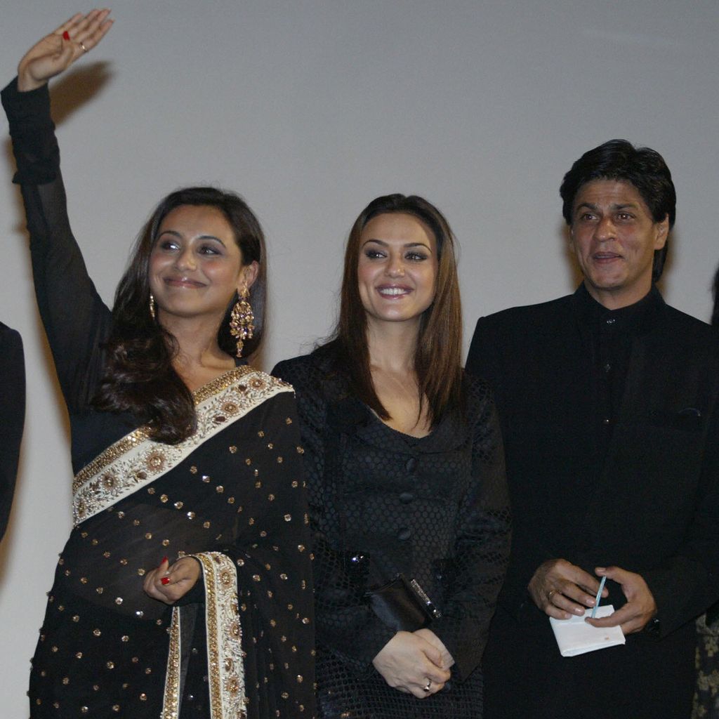 Rani Mukerji, Preity Zinta und Shah Rukh Khan, April 2006