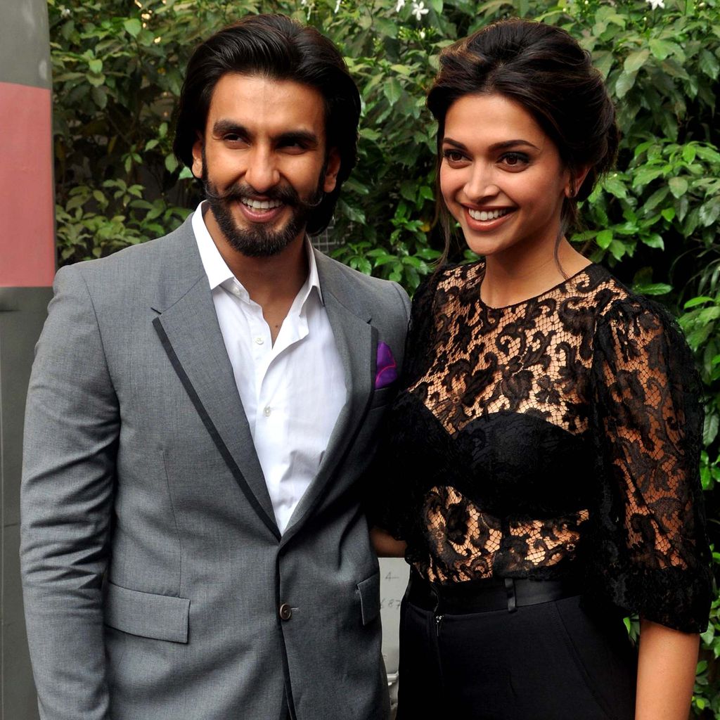 Ranveer Singh und Deepika Padukone in Mumbai, November 2013