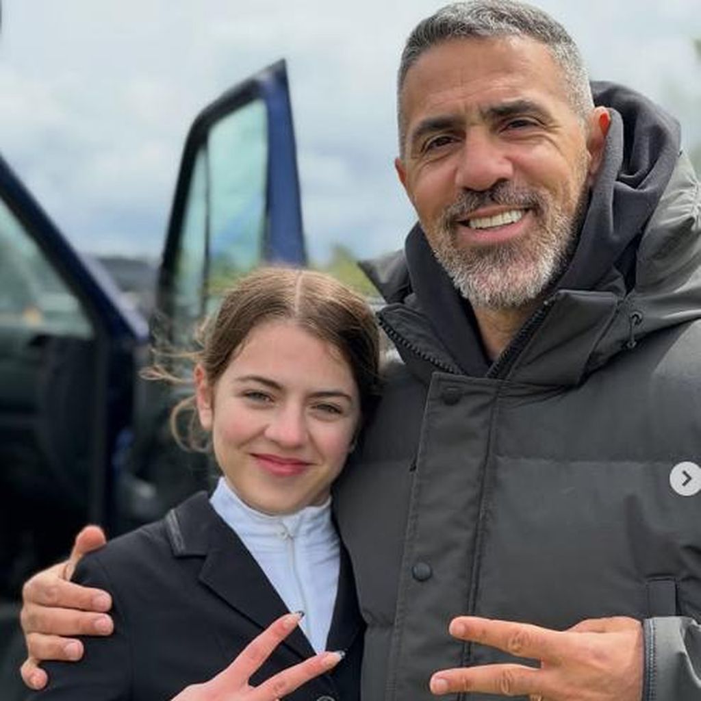Rapper Bushido mit seiner Tochter Aaliyah Ferchichi, Mai 2026