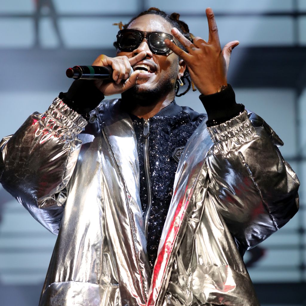 Rapper Future bei einer Fashion Show von Philipp Plein im Rahmen der New York Fashion Week 2017