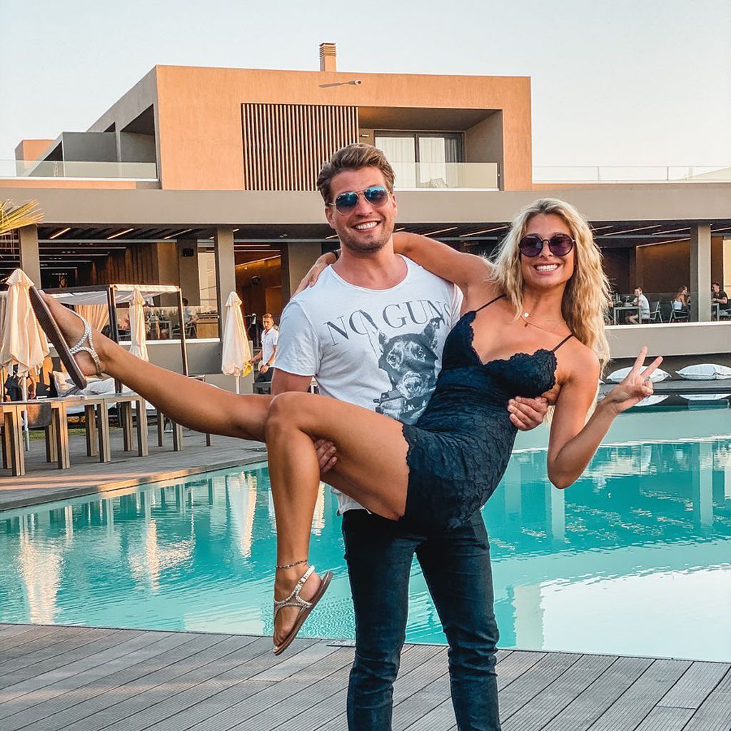 Raúl Richter und seine Freundin Vanessa Schmitt auf Kreta im September 2020