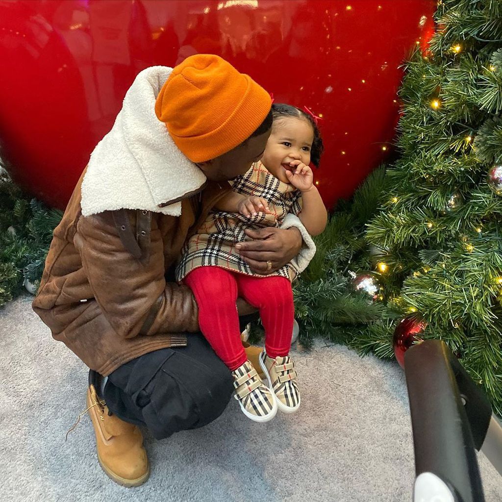 Ray J mit seiner Tochter Melody
