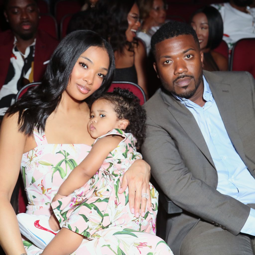 Ray J mit seiner Frau Princess Love und seiner Tochter Melody