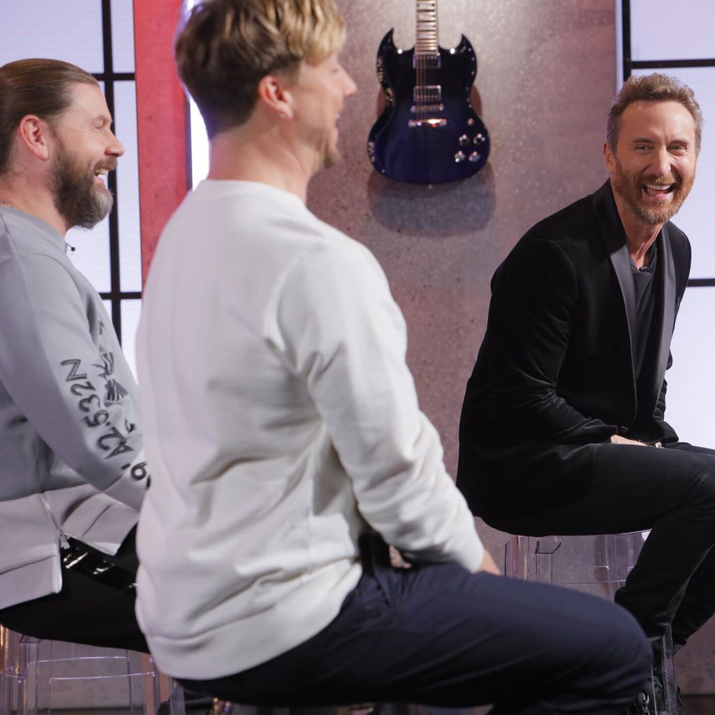 Rea Garvey, Samu Haber und David Guetta für "The Voice of Germany" 2020