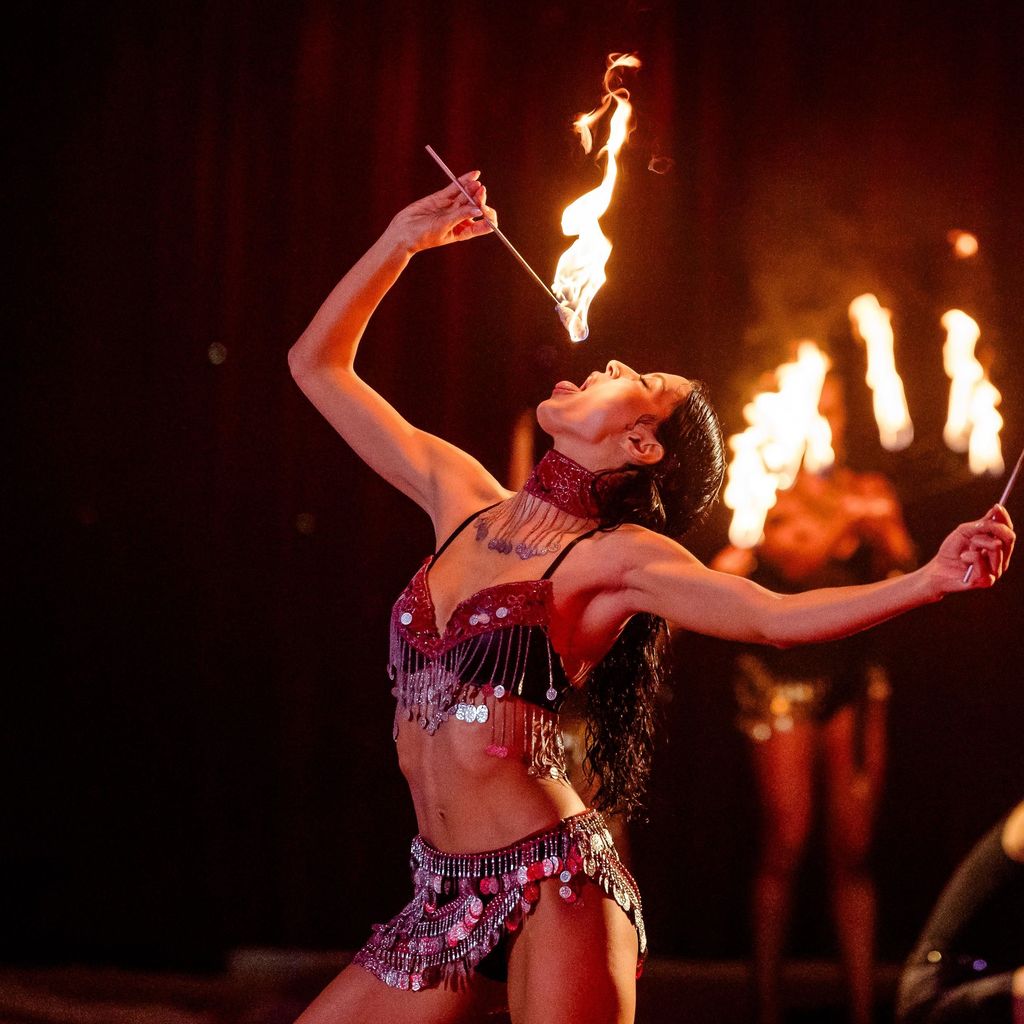Rebecca Mir bei "Stars in der Manege"